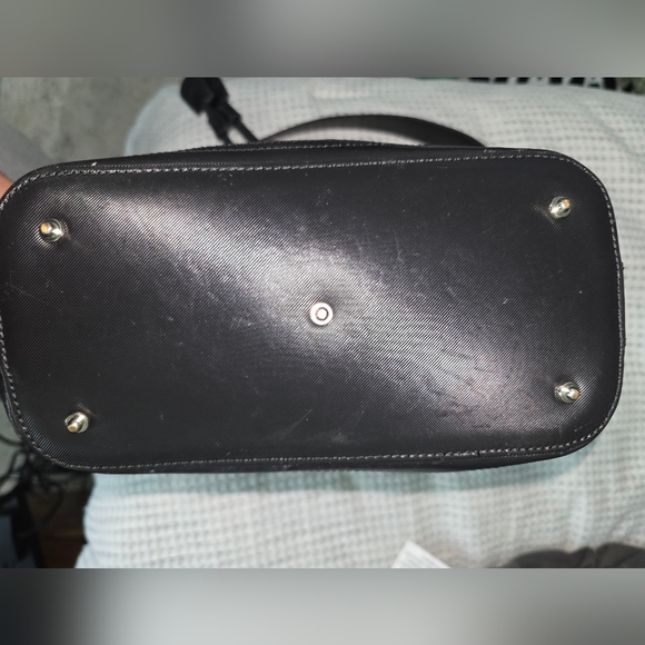 Dooney & Bourke Black Croc-Embossed Shoulder Bag - Picture 9 of 9